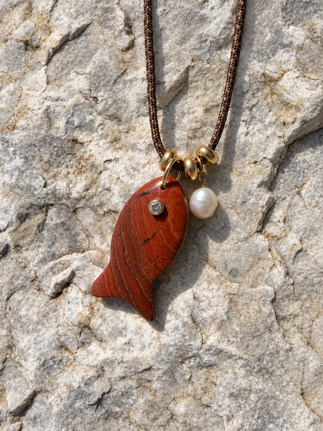 Red Carnelian Fish