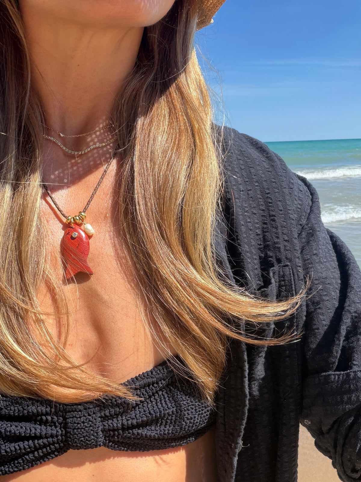 Red Carnelian Fish
