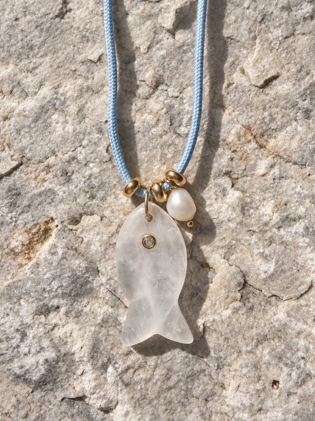 Clear Quartz Fish