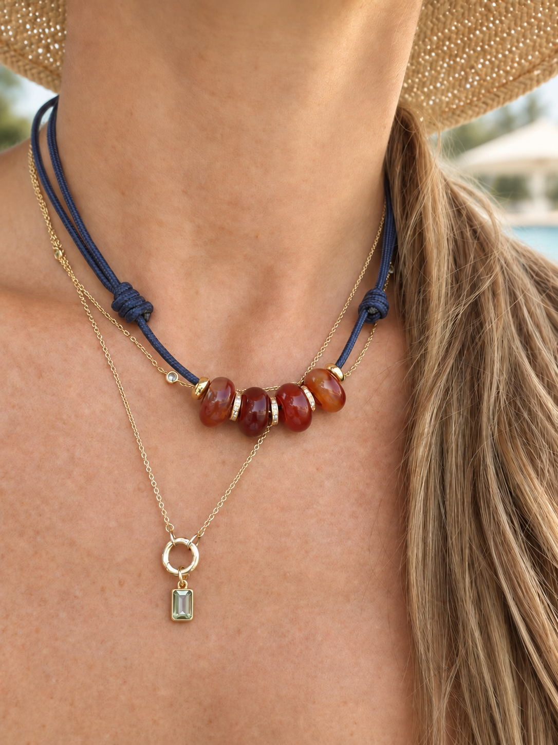 Red Agate Pebble